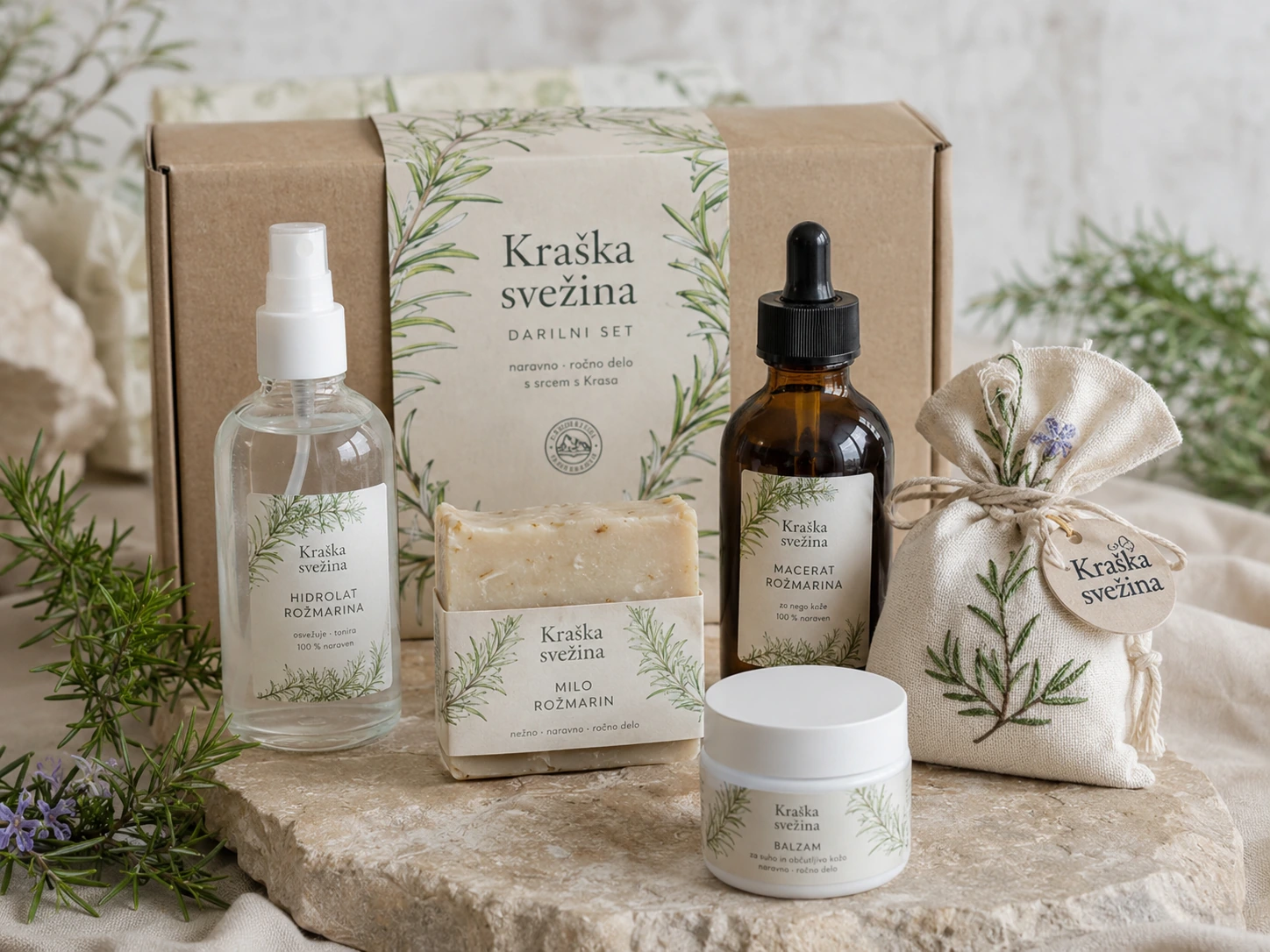 Darilni komplet – Kraška svežina