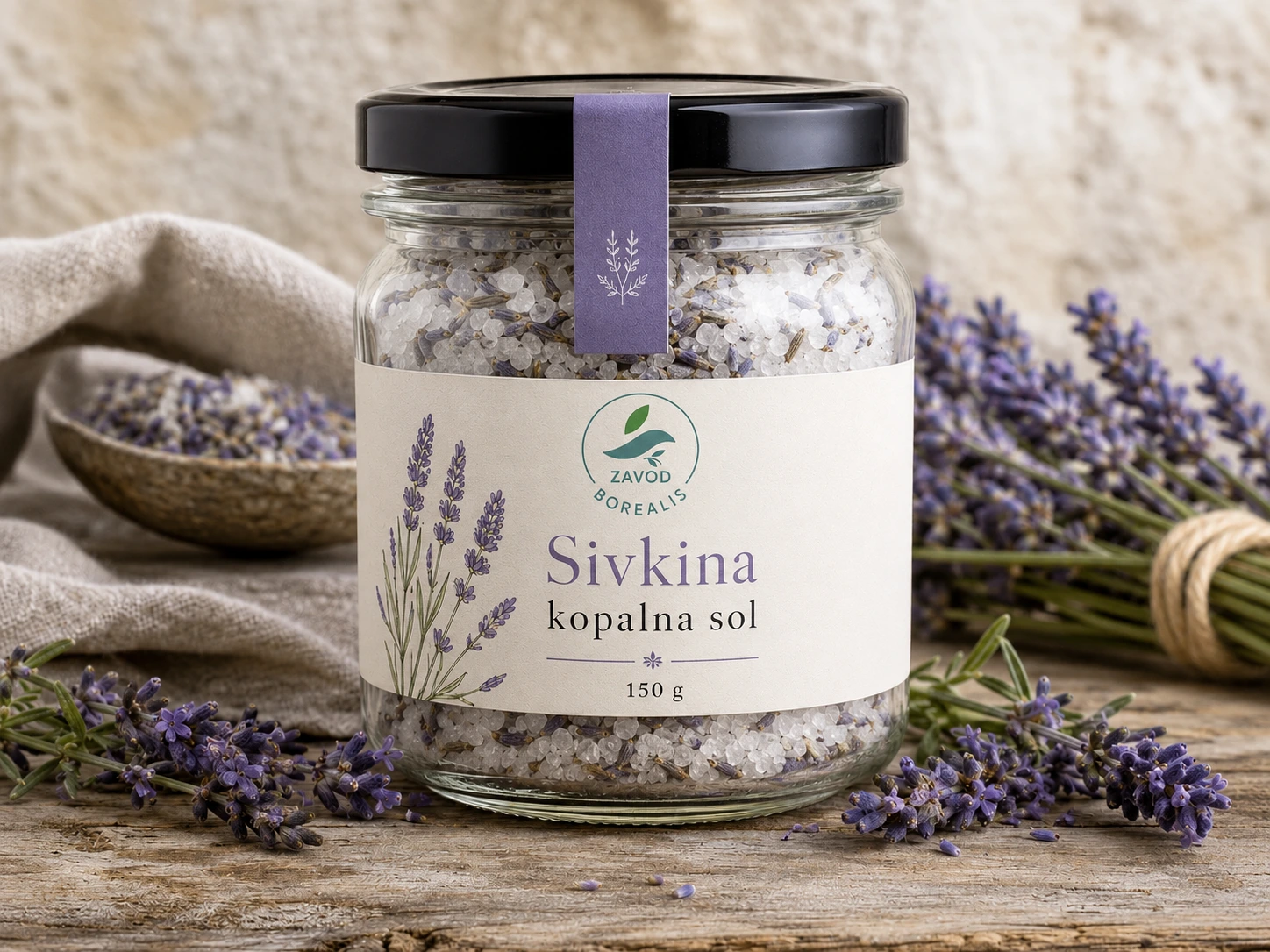 Sivkina kopalna sol 150 g